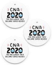 CNA Circle ornament - 3 pieces (porcelain) front