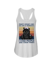 Cat Lady 2 Ladies Flowy Tank tile
