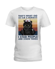 Cat Lady 2 Ladies T-Shirt tile