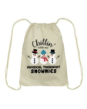 Physical Therapist - PT Christmas Drawstring Bag tile