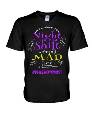 Phlebotomist V-Neck T-Shirt tile