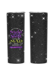 Phlebotomist Glitter Tumbler tile
