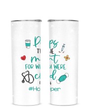 Housekeeper Glitter Tumbler tile