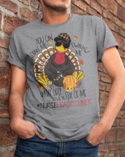 Nurse Practitioner - NP Thanksgiving Classic T-Shirt apparel-classic-tshirt-lifestyle-26