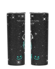 Housekeeper Glitter Tumbler tile
