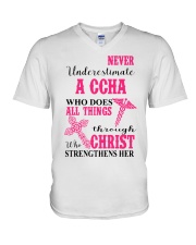 CCHA V-Neck T-Shirt tile