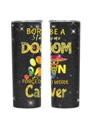 Caregiver Glitter Tumbler tile