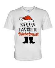 Phlebotomist V-Neck T-Shirt tile