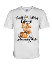 Pharmacy Tech V-Neck T-Shirt tile