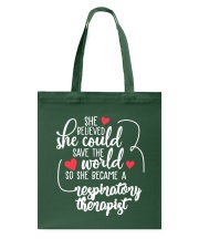 Respiratory Therapist Tote Bag tile