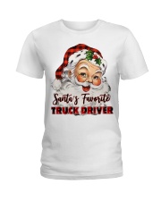 Truck Driver Ladies T-Shirt tile