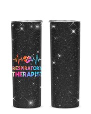 Respiratory Therapist - RT Glitter Tumbler tile