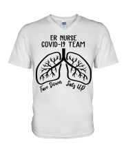 ER Nurse V-Neck T-Shirt tile