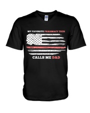 Pharmacy Tech V-Neck T-Shirt tile