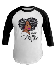 Dark skin Baseball Tee tile