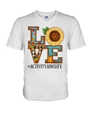 Activity Aide V-Neck T-Shirt tile