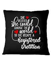 Registered Dietitian Square Pillowcase tile