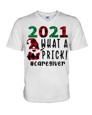 Caregiver V-Neck T-Shirt tile