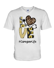 Caregiver V-Neck T-Shirt tile