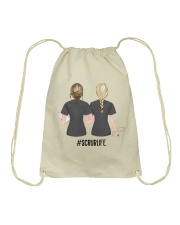 Best friend Srub Life Drawstring Bag tile