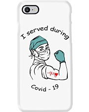I Served During Covid-19 - Male nurse Phone Case tile