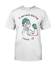 I Served During Covid-19 - Male nurse Classic T-Shirt tile