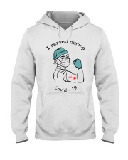 I Served During Covid-19 - Male nurse Hooded Sweatshirt tile