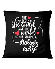 Dialysis Nurse Square Pillowcase tile