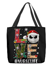 Nurse Christmas All-Over Tote tile