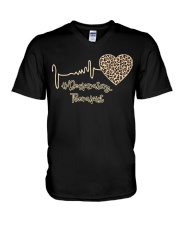 Respiratory Therapist - RT V-Neck T-Shirt tile