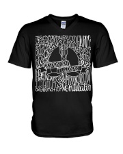 Respiratory Therapy RT V-Neck T-Shirt tile