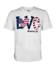 Nurse V-Neck T-Shirt tile