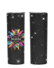 Nurse Glitter Tumbler tile