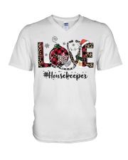 Housekeeper V-Neck T-Shirt tile