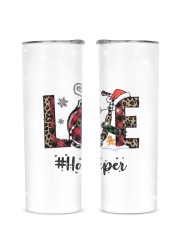 Housekeeper Glitter Tumbler tile