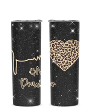 Nurse Practitioner - NP Glitter Tumbler tile