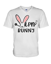 LPN Bunny Easter V-Neck T-Shirt tile
