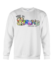 She is strong Crewneck Sweatshirt tile