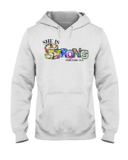 She is strong Hooded Sweatshirt tile