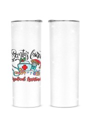 Medical Assistant - MA Glitter Tumbler tile