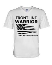 ADULT PROTECTIVE SERVICE V-Neck T-Shirt tile