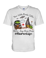 Nurse V-Neck T-Shirt tile