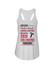 Dental Assistant Ladies Flowy Tank tile