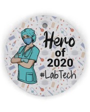 Lab Tech - Laboratory Technician Circle Ornament (Wood tile