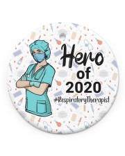 Respiratory Therapist - RT Circle Ornament (Porcelain) tile