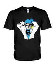 SUPERMAN NURSE V-Neck T-Shirt tile