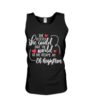 ER Registrar Unisex Tank tile