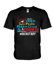 Secretary V-Neck T-Shirt tile
