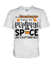 Housekeeper V-Neck T-Shirt tile