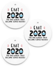 EMT Circle ornament - 3 pieces (porcelain) front